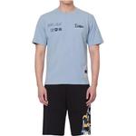 Футболка мужская синяя Evisu, синий - фото 3