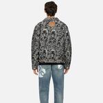 Джинсовая куртка мужская черная Evisu, черный - фото 6