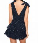 Мини-платье Soira темно-синего цвета Loveshackfancy, темно-синий - фото 3
