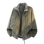 Пуховик Unisex Stand Collar Thickened VanCamel, distant mountain серый - фото 7