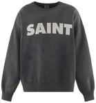 Толстовка SAINT Mxxxxxx Saint Crew Sweatshirt 'Black', черный - фото
