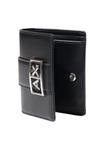 Кошелек женский Armani Exchange с пряжкой, черный - фото 2
