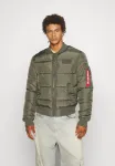 Пуховик-Бомбер ma1 Alpha Industries, Dark Olive - фото 3