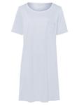 Ночная рубашка Hanro Cotton Deluxe, синий - фото
