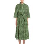 Weekend Max Mara Varenna платье с узором по всей поверхности WEEKEND MaxMara, зеленый - фото 3