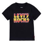 Футболка Levi´s Rocks Short Sleeve Round Neck, черный - фото