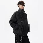 Пуховик Unisex Lapel Thickened Puffer X1617, серый puffer jacket - фото 5