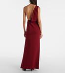 Платье макси с драпировкой Max Mara, Lampone - фото 3