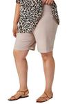 Эластичные шорты Curve с поворотным подолом Roman, бежевый - фото