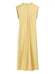 Платье миди с панелями Ami Paris, желтый - фото