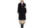 Пуховик 4 bar overcoat THOM BROWNE, синий - фото