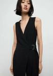 Комбинезон Mango Jumpsuit, Black - фото