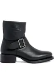 Ботинки на щиколотке с пряжкой Harley Dsquared2, черный - фото