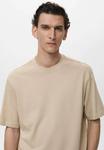 Футболка Mango Basic T-shirt, Beige - фото 4