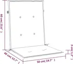 Подушки для стула Vidaxl, красный - фото 6