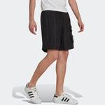 Шорты adidas Solid Color Multiple Pockets Lacing Shorts Black HS8889 - фото 4