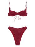 Бикини Люмьер Oséree, красный - фото