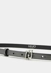 Ремень LIU JO GLOSSY WITH LOGO BUCKLE, Black - фото 4