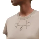 Футболка женская серая HERMES, серый - фото 5