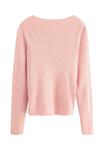 Кардиган Lindex Cardigan, Light Dusty Pink/Light Pink - фото 4