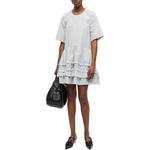 Полосатое платье GANNI, белый - фото 2