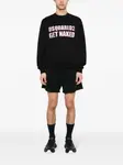 Спортивные шорты с логотипом DSQUARED2, черный - фото 2