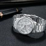 CASIO Часы Men Silver Watch, White - фото 4