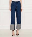 Джинсы шака Straight fit Pinko, синий - фото