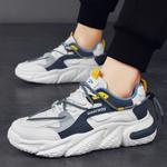 Кроссовки DEERWAY Chunky Low-Top Sneakers Men, белый/серый/синий - фото 7