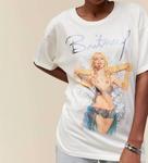 Футболка Britney Spears Slave 4 U Merch в винтажном белом цвете DAYDREAMER - фото 2