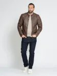 Кожаная куртка Maze "71Jack", коричневый - фото 4