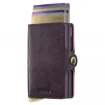 Кошелек Secrid Twinwallet Basco leather, фиолетовый - фото 4