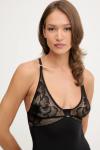Боди bodysuit_ peony lace BOSS, черный - фото 4
