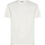 Футболка с вышитым логотипом GIORGIO ARMANI, белый - фото