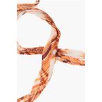 Тонкий шелковый платок с узором Dsquared2, Orange - фото 3