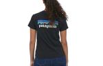 Футболка с принтом логотипа Patagonia, синий - фото 7