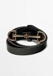 Ремень Massimo Dutti Belt, Black - фото 5