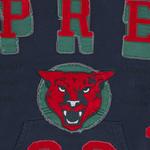 Толстовка Supreme с капюшоном и пантерой, темно-синий - фото 2