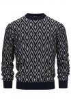 Свитер INDICODE JEANS Sweater Scott, цвет navy/white - фото