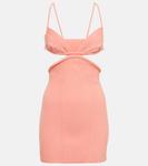 Мини-платье с вырезом Off-White, оранжевый - фото