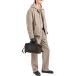 Худи с логотипом на молнии EMPORIO ARMANI, хаки - фото 6