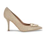Туфли Guess Prinsen Pump, Gold Glitter - фото 3