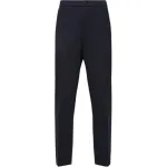 Брюки с логотипом Moncler, темно-синий - фото