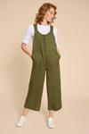 Льняной комбинезон Viola White Stuff, зеленый - фото