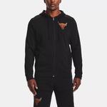 Толстовка men's project rock alphabet pattern printing zipper black Under Armour, черный - фото 3