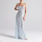 Skims Слиповое платье Women's BLUE QUARTZ CLOUD PRINT/Blue Quartz Cloud Print - фото 4