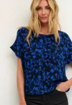 Блузка калокия Kaffe, Midnight Blue Flowers - фото 4