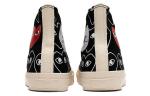 Кеды Converse Chuck Taylor All Star 70 Hi Comme Des Garcons PLAY All-Over Black - фото 4