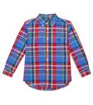 Хлопковая рубашка в клетку Polo Ralph Lauren, разноцветный - фото