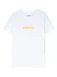 Футболка с логотипом Aspesi Kids, белый - фото